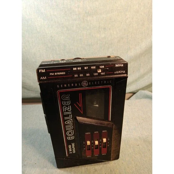 General Electric 3-5436A Portable Cassette Player